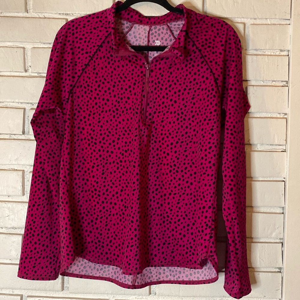 All‎ in Motion polka dot rash guard